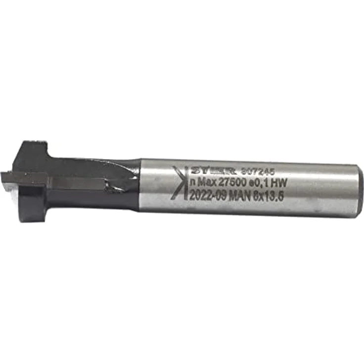 STIER T-Nutfräser M8, 13,5 x 8,6 x 8 mm, 8 mm Schaftdurchmesser für präzises Fräsen von T-Nuten – Bild 3