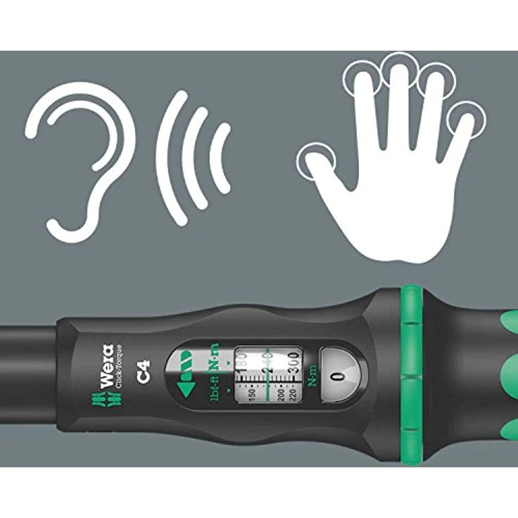 Wera 05075623001 Click-Torque C 4 Drehmomentschlüssel mit Umschaltknarre 1-2'', 60-300 Nm – Bild 3