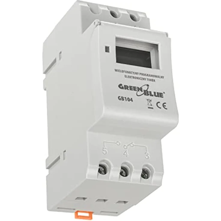 GreenBlue Zeitschaltuhr GB104, DIN-Schiene LCD Timer mit 16 Tagesprogrammen, max. 240 Programme, bis 16 A Belastbarkeit – Bild 3