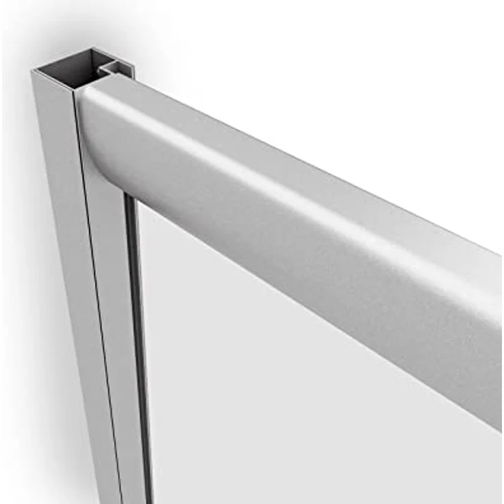 Schulte Duschkabine Corner, Eckeinstieg mit Schiebetüren, 4mm ESG Sicherheitsglas, Höhe: 180 cm, 75 x 80 cm, Silberfarben, Klar hell – Bild 8
