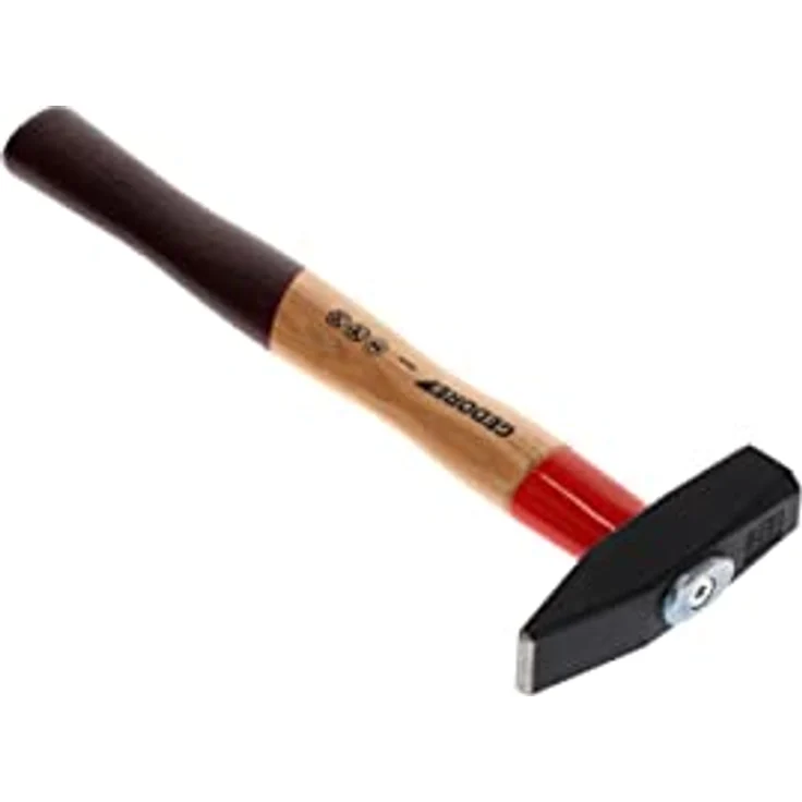 GEDORE Schlosserhammer, 500 Gramm, Mit ROTBAND-PLUS Stielbefestigung, Standard-Eschenholz, Geschmiedeter Hammerkopf - Preisvergleich – Bild 4