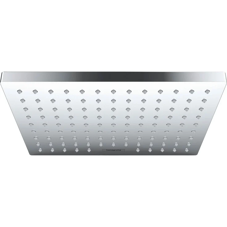 hansgrohe Regenduschkopf Vernis Shap, 23cm, 1 Strahlart, XXL Performance, eckig, Silber – Bild 1