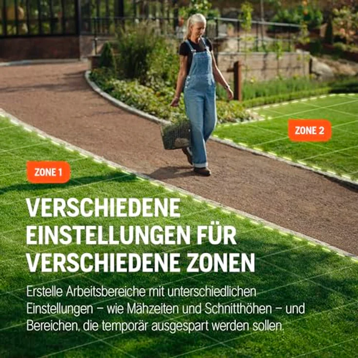 Husqvarna Automower® Aspire R6V, Rasenmähroboter für Flächen bis 600 m², ohne Begrenzungskabel, Objekterkennung, GPS-Navigation, WLAN-Steuerung – Bild 8