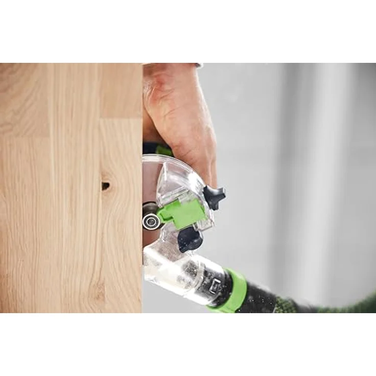 Festool Kantenfräse OFK 500 Q-Plus R3, präzise 1/10 mm Frästiefe, leicht, handlich, inkl. Fräser-System und Absaughaube mit Kugellagerbremse – Bild 7