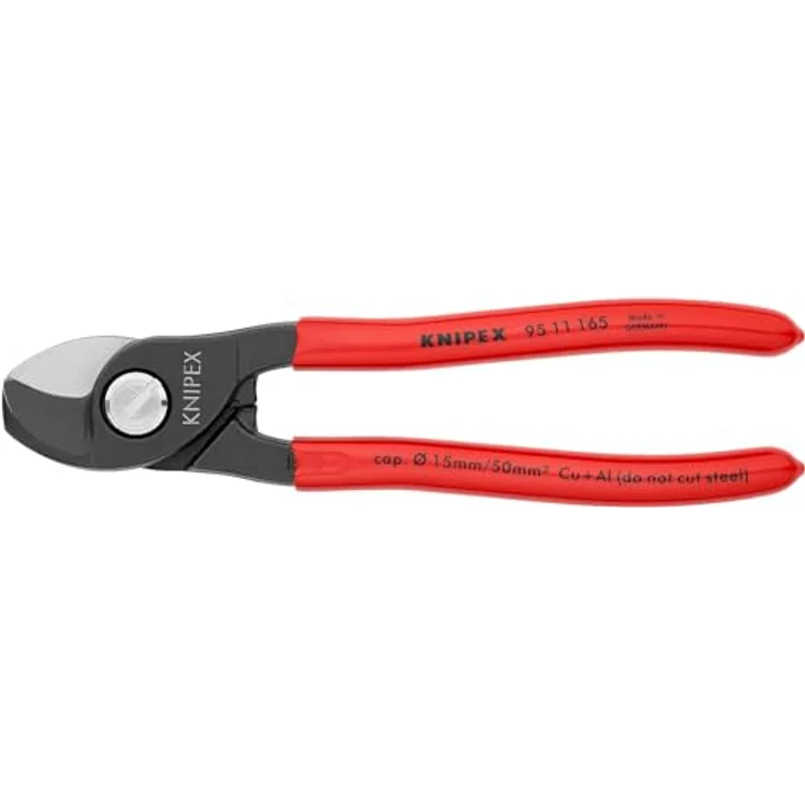 KNIPEX 95 11 165 Kabelschere mit Kunststoff überzogen 165 mm – Bild 3