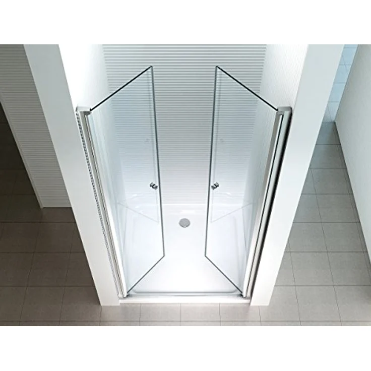 Glaszentrum Hagen Dusch-Pendeltür - 120x195cm Nischentür Pendeltür - 6mm - ESG Glas - in Klar – Bild 3