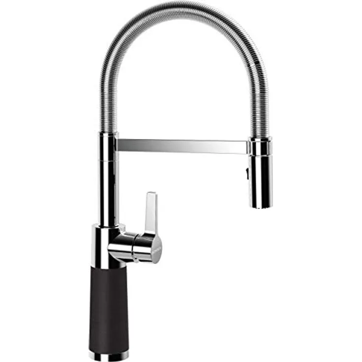 Schock Küchenarmatur SC-550, Festauslauf mit Strahl-Brause, Rückflussverhinderer, schwenkbar 150°, reinigungsfreundlich