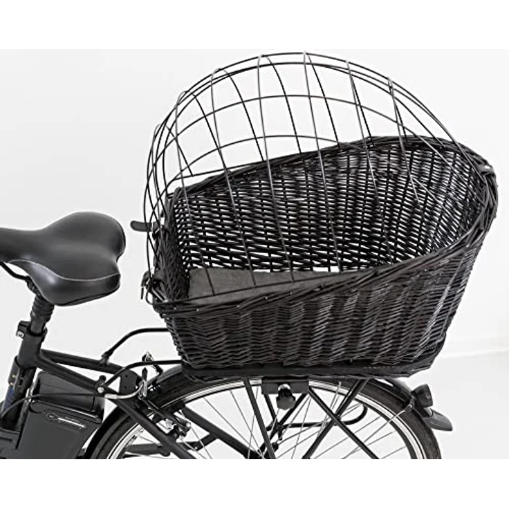 Trixie Fahrradkorb mit Gitter 35x49x55 cm schwarz – Bild 4