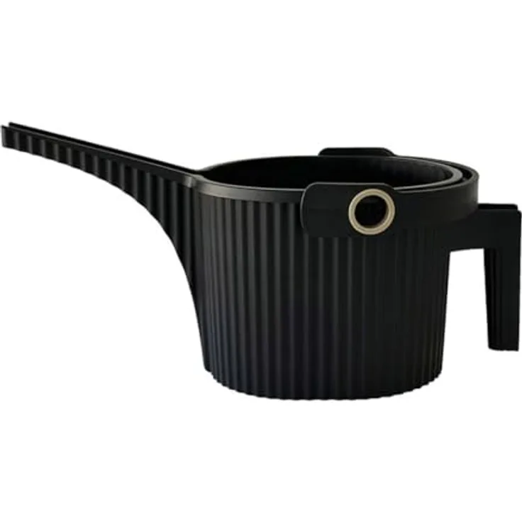 Hachiman Garden Beetle Giesskanne L Schwarz, 1,5 L mit Multiple Sprinkler Structure für individuelle Bewässerung