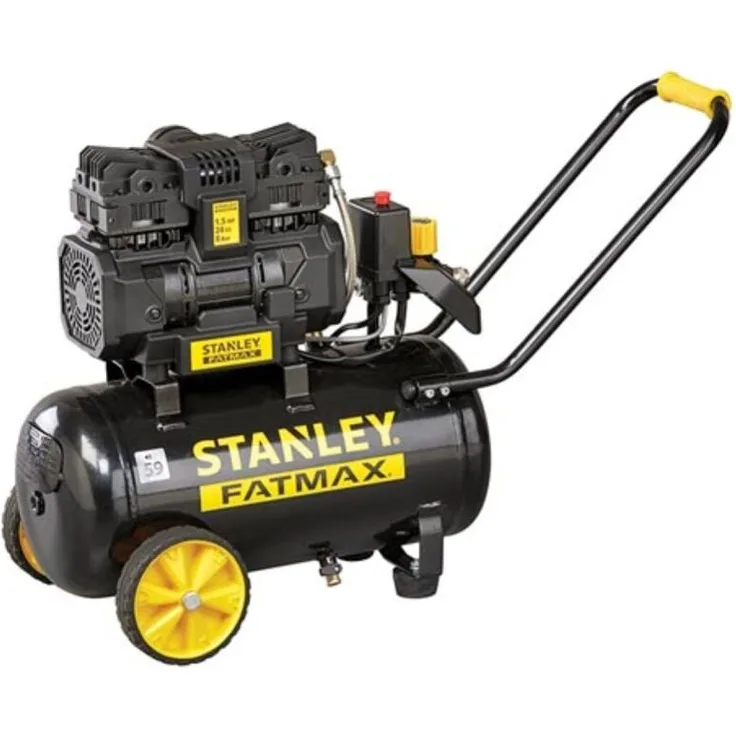 Stanley Fatmax Professioneller, öl-freier Luftkompressor, horizontal, 1,5 PS, 8 bar, 24 l, 59 dB(a)