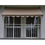 Klemmmarkise Exklusiv 300 cm Nr. 2500 braun