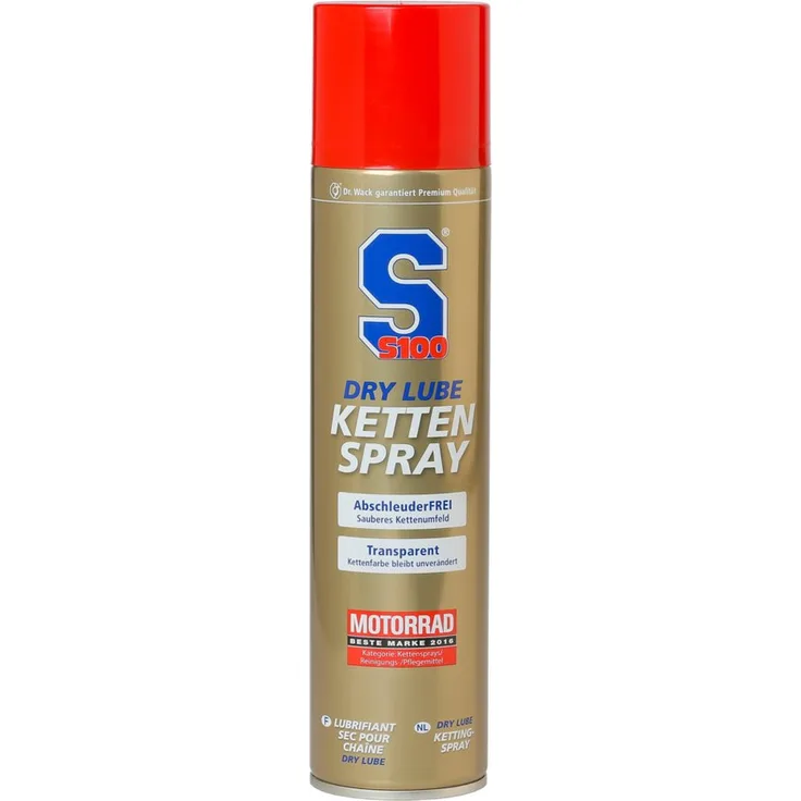 DR WACK Dr. Wack S100 Dry Lube Kettenspray 400 ml Auto-Reinigungsmittel - Trockenkettenspray 100% abschleuderfrei und transparent - Preisvergleich