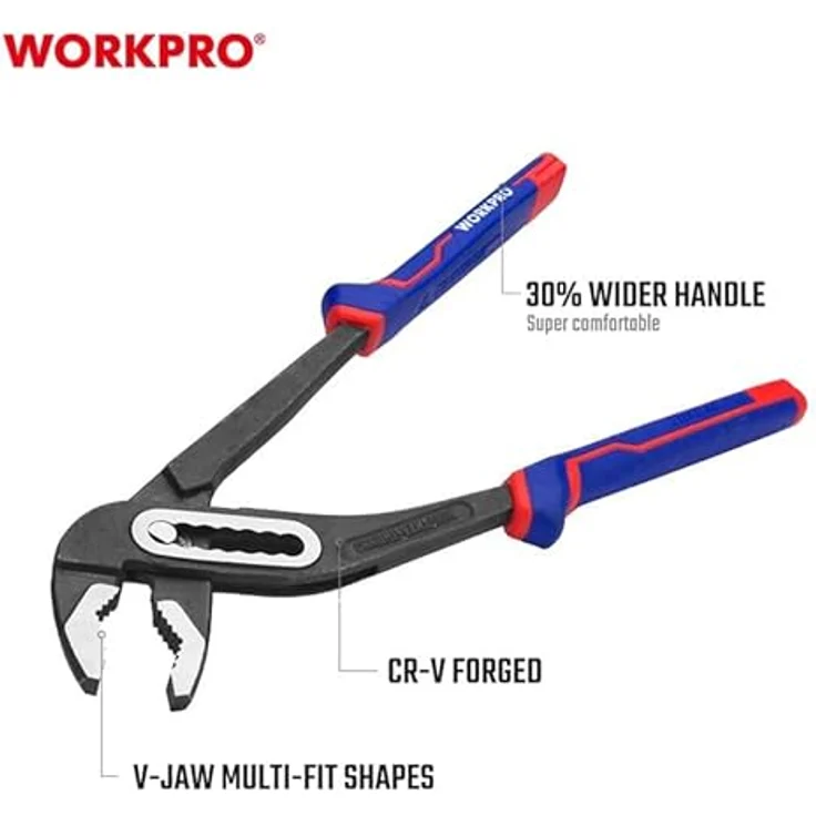 WORKPRO WP231028 250MM CR-V Profi Fortzange aus Chrom-Vanadium-Carbon-Stahl,  robust und langlebig – Bild 3