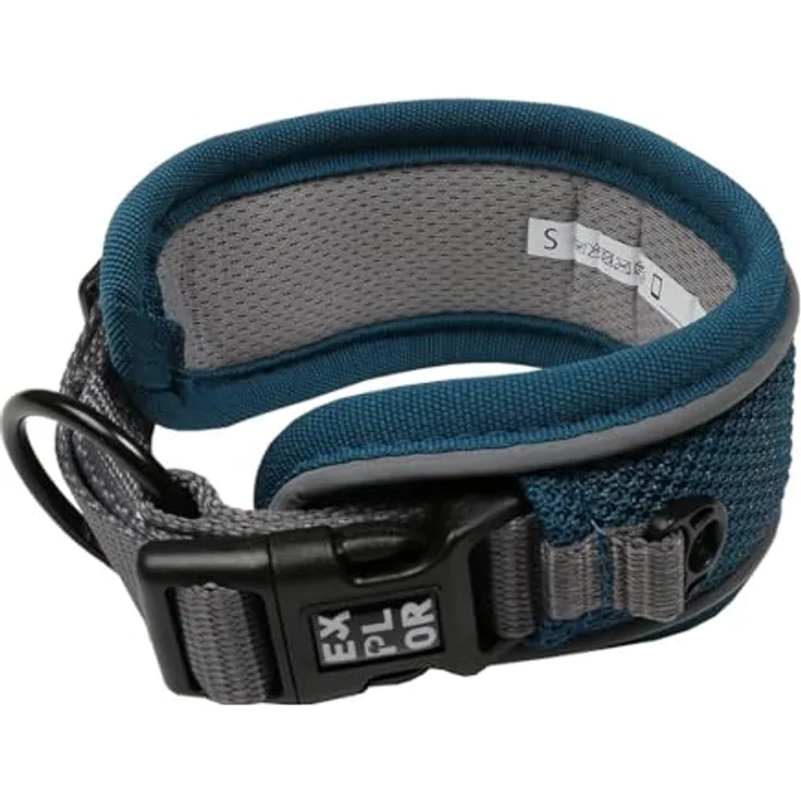 Duvo+ Control Halsband Classic, Petrol Blau, XS (30-33 cm)