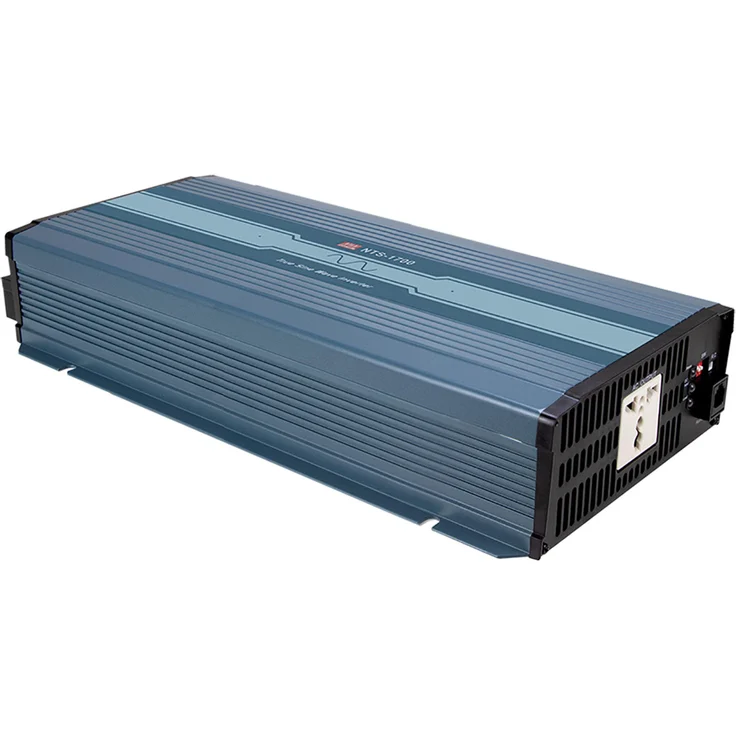 Mean Well NTS-1700-224EU, DC-AC-Wechselrichter Echtsinus 230V, 1.700W, Schutzkontakt