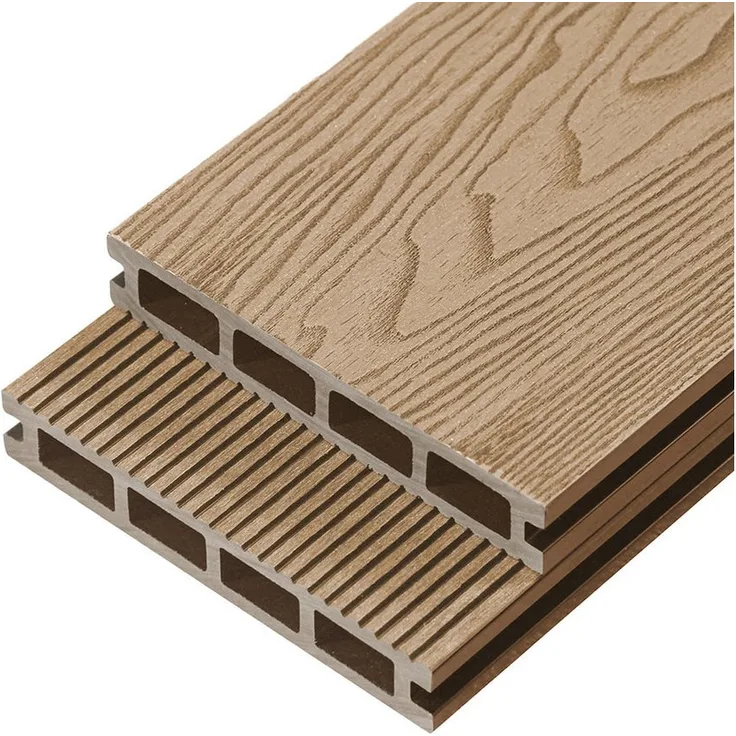 HOME DELUXE Terrassendielen SAMANA PREMIUM, Holzoptik, 20,00 m², inkl. Unterkonstruktion und Zubehör, Farbe: Antik