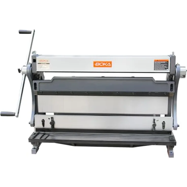 GEMTO BOKA 3-in-1 Blechbearbeitungsmaschine 760mm, Tafelschere, Abkantbank & Rundbiegemaschine, stabil, für Werkstatt & Industrie