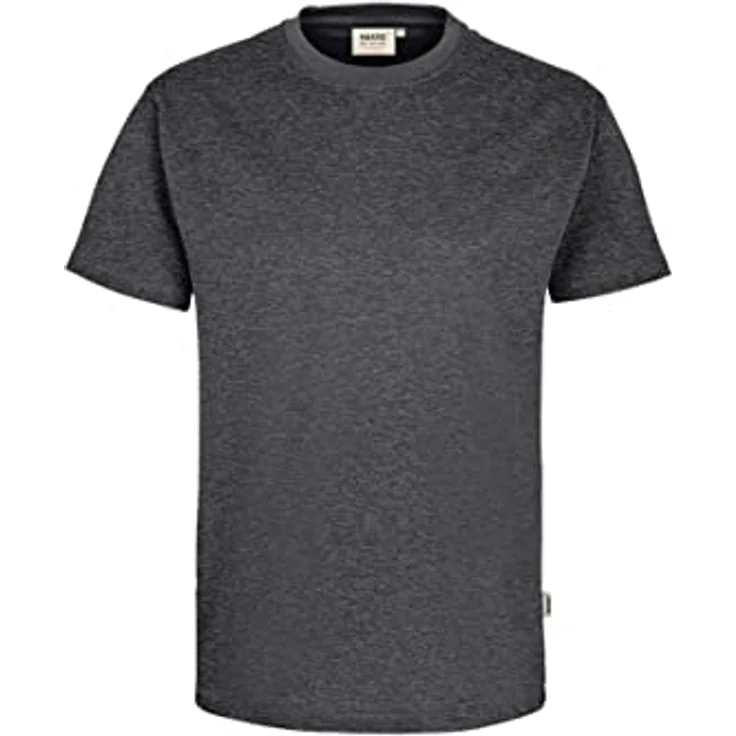HAKRO T-Shirt Mikralinar 281, anthrazit meliert, M - Preisvergleich – Bild 2