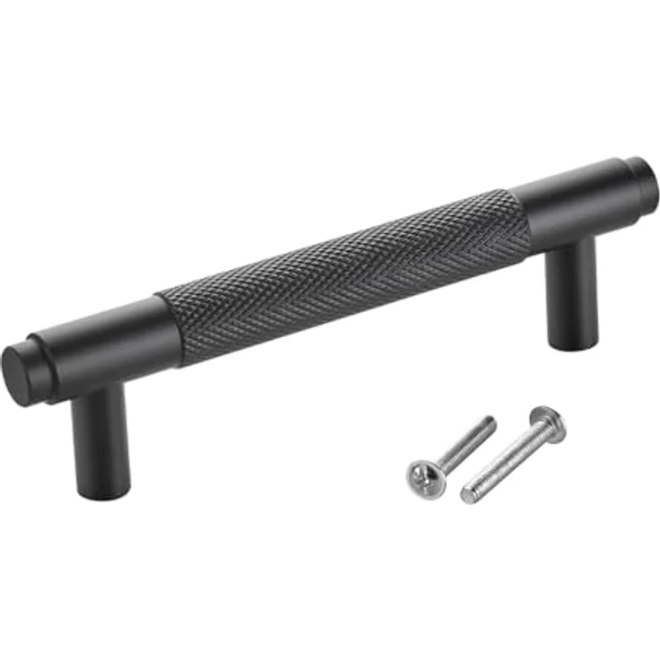 SOTECH Möbelgriff BLACKLINE VIII BA 96 mm schwarz matt aus Aluminium – Bild 1