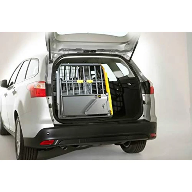 4x4 North America MIM Safe VarioCage Single, Crashgetestete Hundetransporthütte, verstellbar, XXLarge+ aus pulverbeschichtetem Stahl mit Notfallklappe – Bild 4