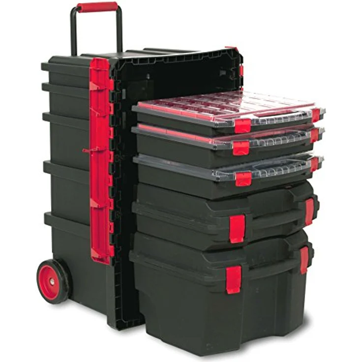 TAYG 159008 Trail-Box Nr.59 PRO Werkzeugtrolley Nr. 59 500 x 410 x 770 mm – Bild 4