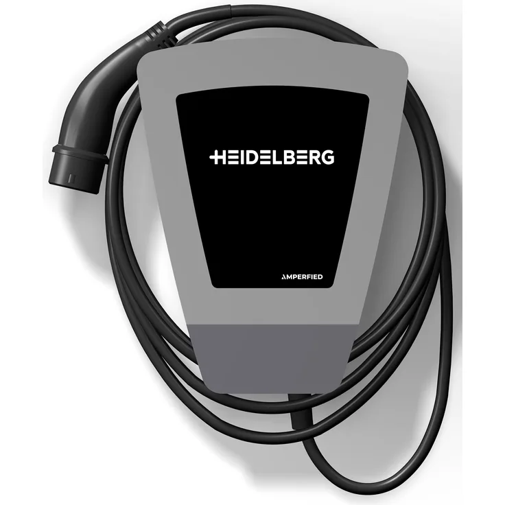 Heidelberg Wallbox Home Eco 11kW, Elektroauto Ladestation mit 5m Kabel (Typ 2, 16A, Fest verdrahtet)