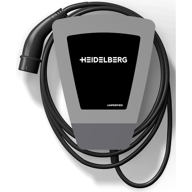 Heidelberg Wallbox Home Eco 11kW, Elektroauto Ladestation mit 5m Kabel (Typ 2, 16A, Fest verdrahtet)