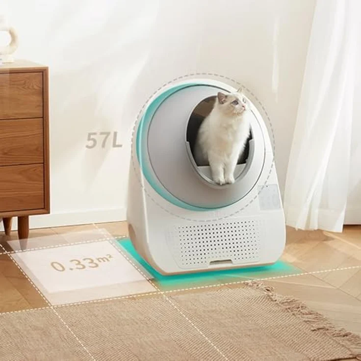 Catlink Intelligente selbstreinigende Katzentoilette Pro-X Luxury Version (Selbstreinigendes Katzenklo), Katzenklo – Bild 9