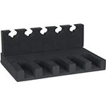 Burg-Wächter 40380 Kurzwaffenhalterung für Tresor, Waffenhalter für bis zu 5 Kurzwaffen, Stabiler Schaumstoff, KWH 5, Schwarz