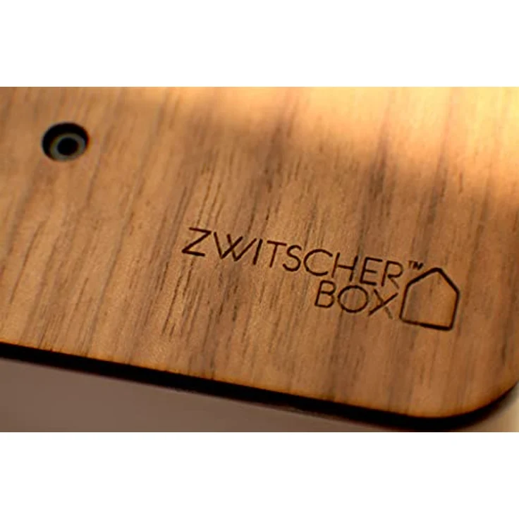 Zwitcherbox Holz zwitscherbox, Walnuss-schwarz, 11 x 12 x 3 cm – Bild 5