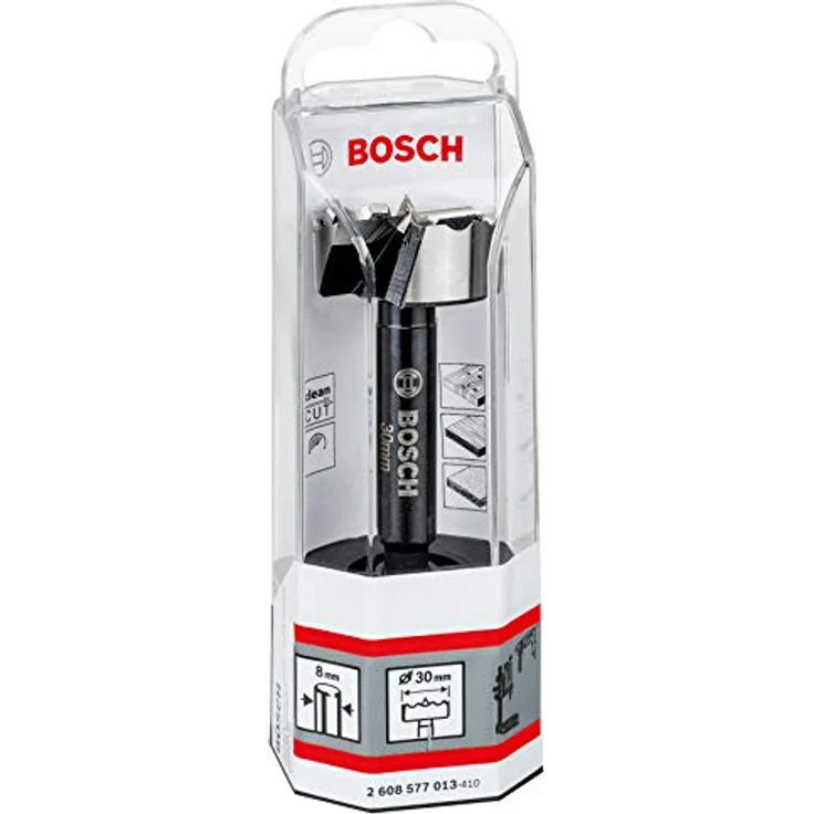 Bosch Forstnerbohrer 30 mm, Präzisionsbohrer mit geschmiedetem Kopf für Hart- und Weichholz, Gesamtlänge 90 mm – Bild 3