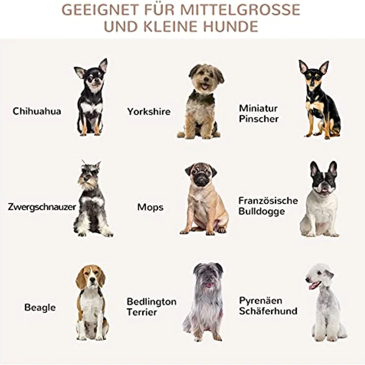 PawHut Hundekäfig, Hundehaus, Haustierkäfig, Hundehütte mit Kissen, herausnehmbarer Bodenwanne, Hundebox für mittelgroße Hunde, Tierkäfig, Indoor, Eiche, Schwarz, 80 x 55 x 71 cm – Bild 4