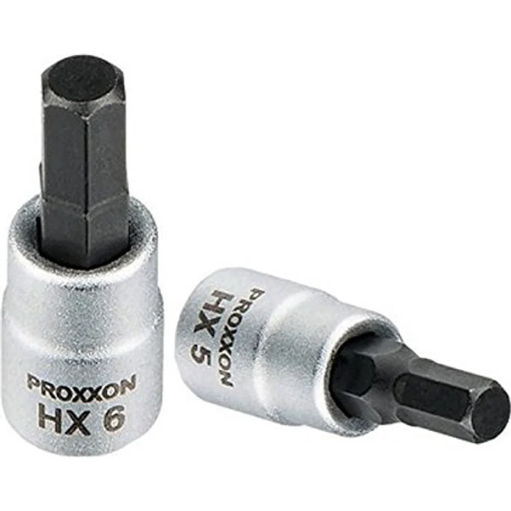 PROXXON INDUSTRIAL Bohrer- und Bitset 23749, 1/4'' Innensechskant-Einsatz, HX 6 mm, Chrom-Silicium-Mangan-Molybdän-Stahl – Bild 2