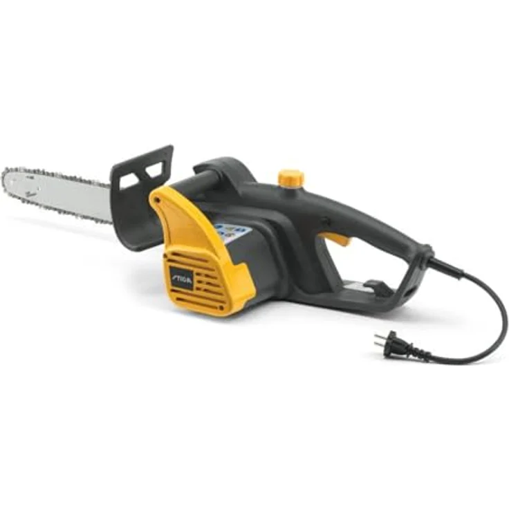 STIGA GARDEN Elektro-Kettensäge CS 122c 16", 40 cm Schwertlänge, vibrationsarmer Motor, Premium Oregon Schwert - Orange – Bild 4
