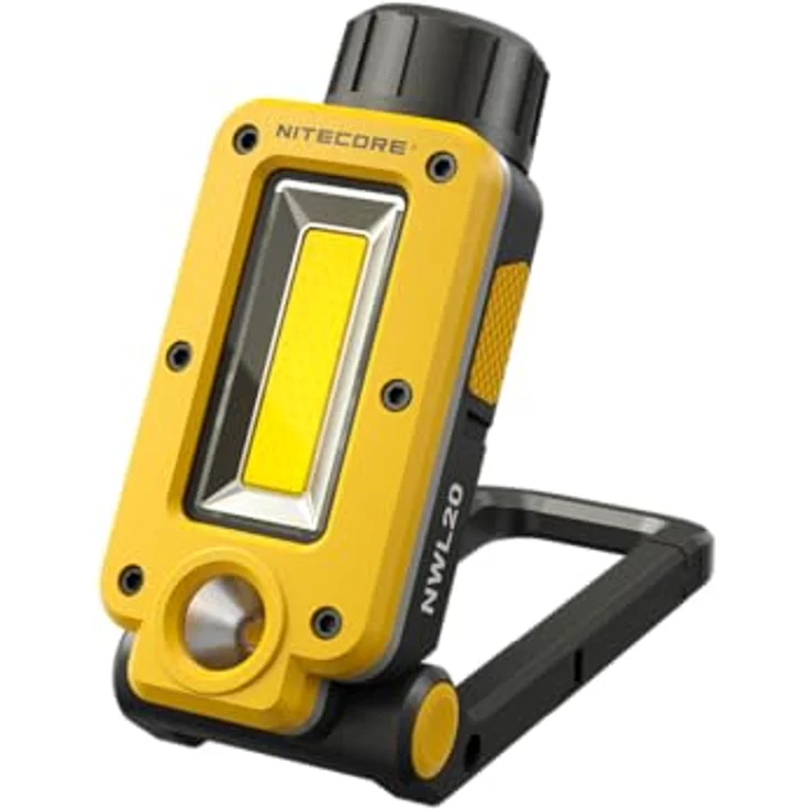 Nitecore NWL20 - Arbeitsleuchte, 600 Lumen, Spotlicht, Flutlicht, Rotlicht, magnetsicher Fuß – Bild 1