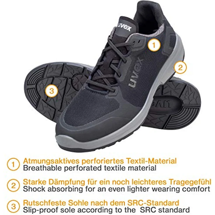 Uvex 1 Sport NC Freizeit-Sneaker für Damen & Herren - Besonders Leicht - Gr 41 – Bild 2