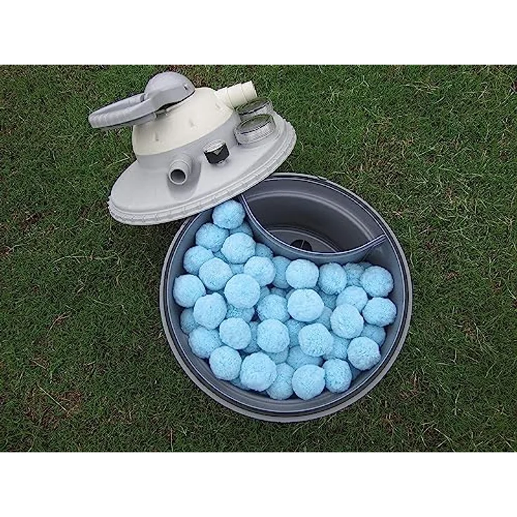 COIL Filterbälle für Sandfilteranlagen, effiziente Filterperlen gegen Algenbildung, für verbesserte Pumpenleistung – Bild 6