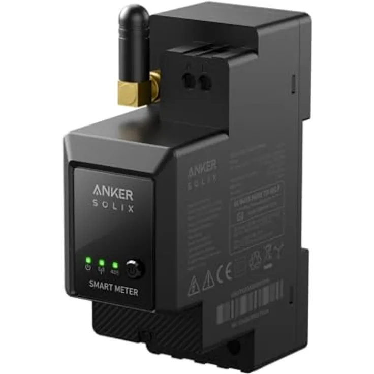 Anker SOLIX Smartmeter Energiekosten-Messgerät, Bluetooth®-Schnittstelle zur Echtzeit-Stromverbrauchsüberwachung, langlebig und strapazierfähig