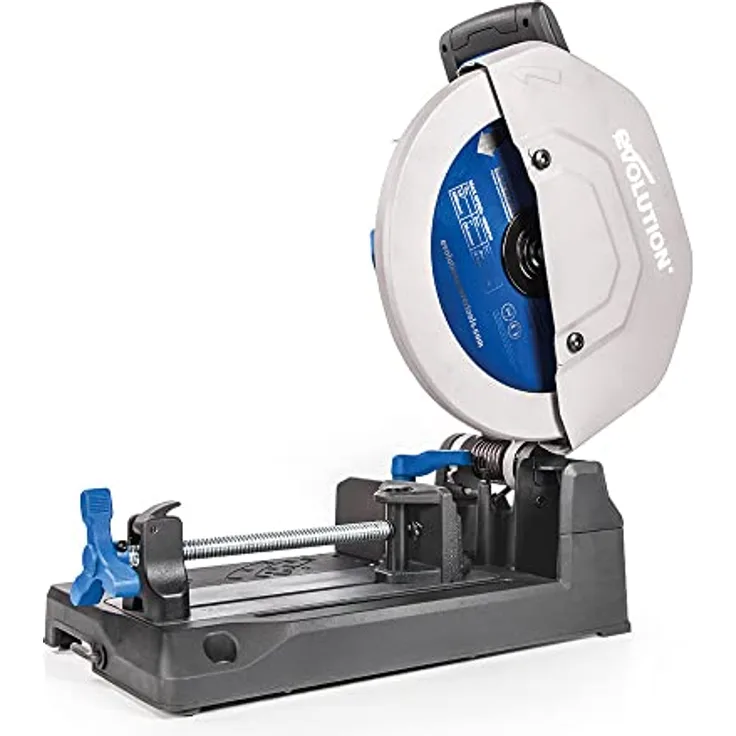 Evolution Power Tools S355CPS Kappsäge Schneidet Industriestahl, Stahl und Metalle - Sofort Bearbeitbar, Ohne Hitze, Grat und Funken-inkl. Klinge aus Baustahl, 355 mm