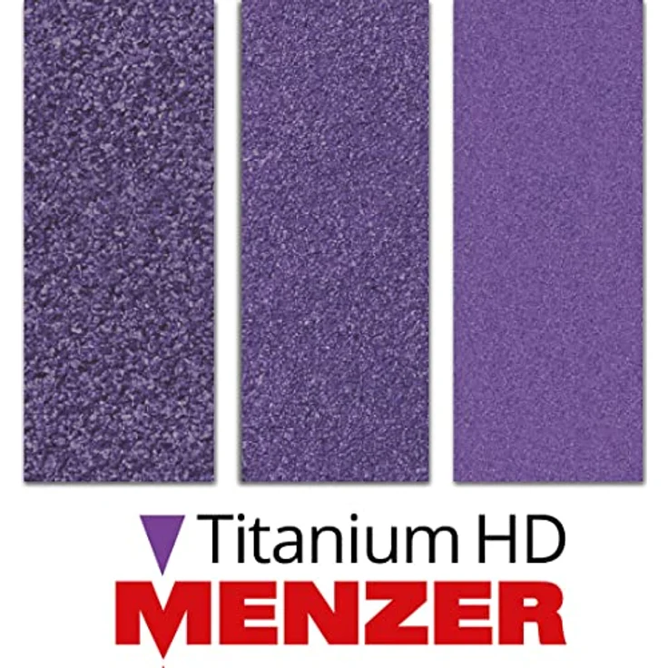 MENZER Titanium HD Klett-Schleifblätter, 150 x 100 mm, 7-Loch, Keramik-Mix, sehr fein, 50 Stk. – Bild 2