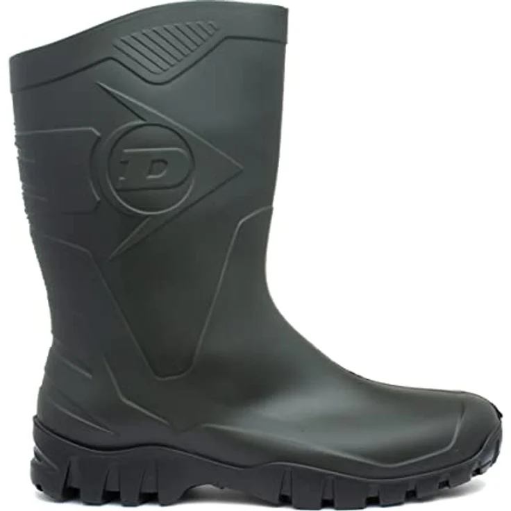 Dunlop Stiefel Dee, 100% wasserdicht, Gr. 38, grün-schwarz, leichte Handhabung – Bild 2