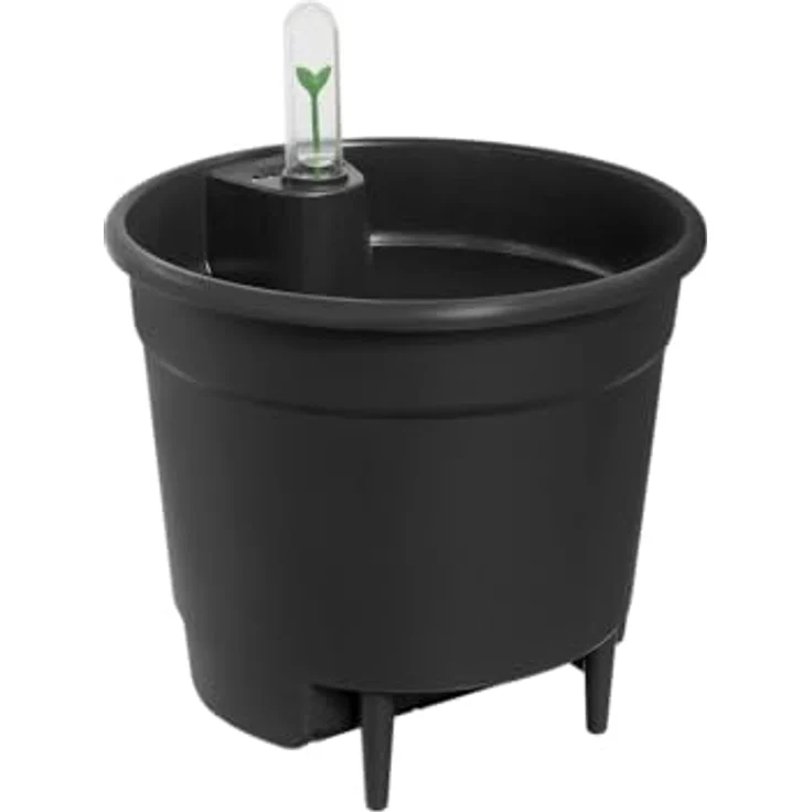 Elho Ø21 cm Selbstbewässerungssystem, schwarz – Bild 2