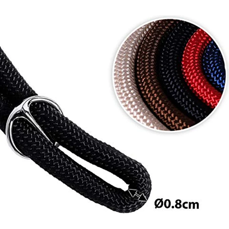 lionto Hundehalsband Retrieverhalsband Dressurhalsband, Länge 30 cm, schwarz – Bild 4