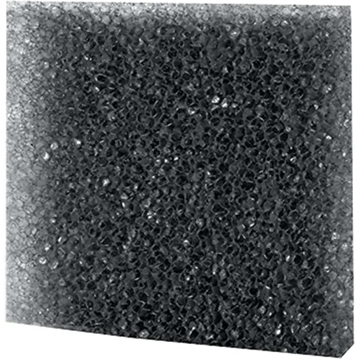 Hobby 20481 Filterschaum, schwarz grob, 50 x 50 x 5 cm, ppi 10