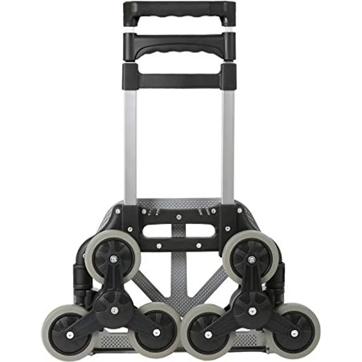 Stier Sackkarre klappbar, Aluminium Transportkarre mit 70 kg Tragkraft und höhenverstellbarem Griff – Bild 4