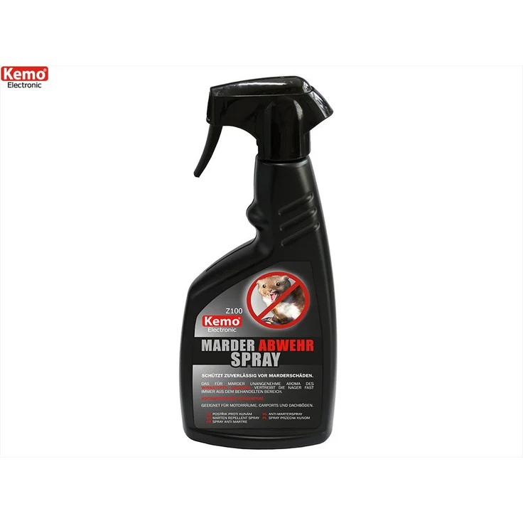 Kemo Marderspray Kemo Marder-Abwehrspray, 500 ml, hochwirksames Konzentrat mit Geraniol zur Mardervergrämung
