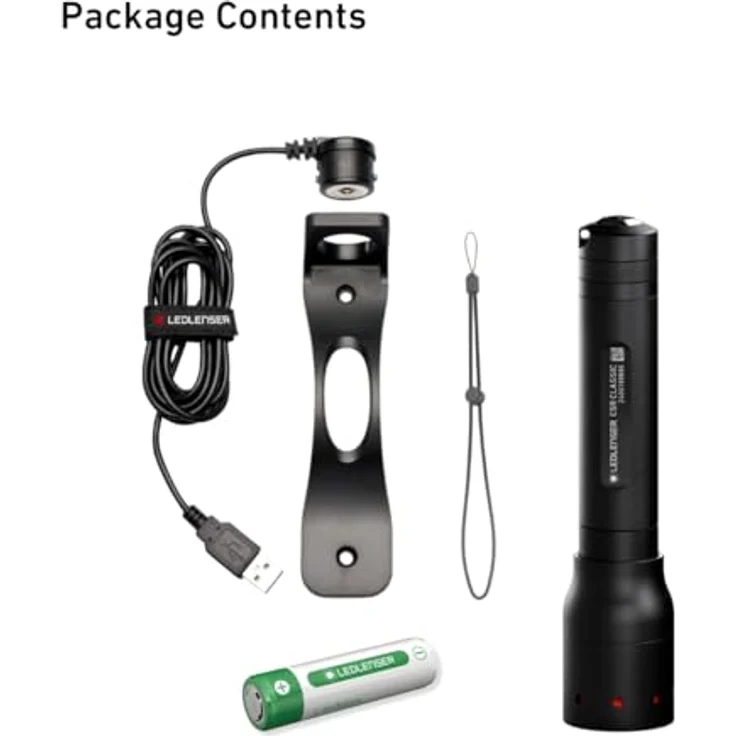 Ledlenser C5R Classic, LED Taschenlampe akkubetrieben mit 420 lm, 15 h Laufzeit, 75 g, Floating Charge System – Bild 9