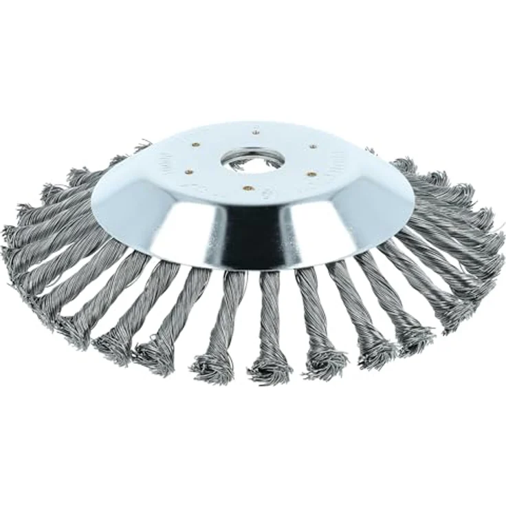 vhbw Unkrauthacke für Makita DBC CG430N, robuste Metall-Unkrautbürste mit 20 cm Durchmesser, silber – Bild 8