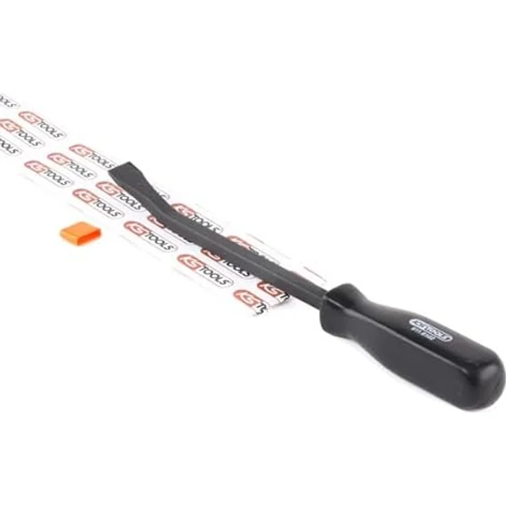 KS Tools 911.8102 Hebeleisen, Chrom-Molybdänstahl, 15x185mm, gehärtet, ergonomischer 1-Komponenten-Griff – Bild 2