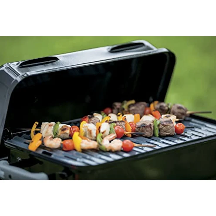 Weber Go-Anywhere, tragbarer Gasgrill mit 2100 W, 1 Zone, porzellanemaillierter Deckel, zuverlässige Zündung – Bild 17